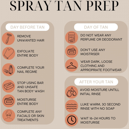 Spray Tan Prep Spray Tan Prep